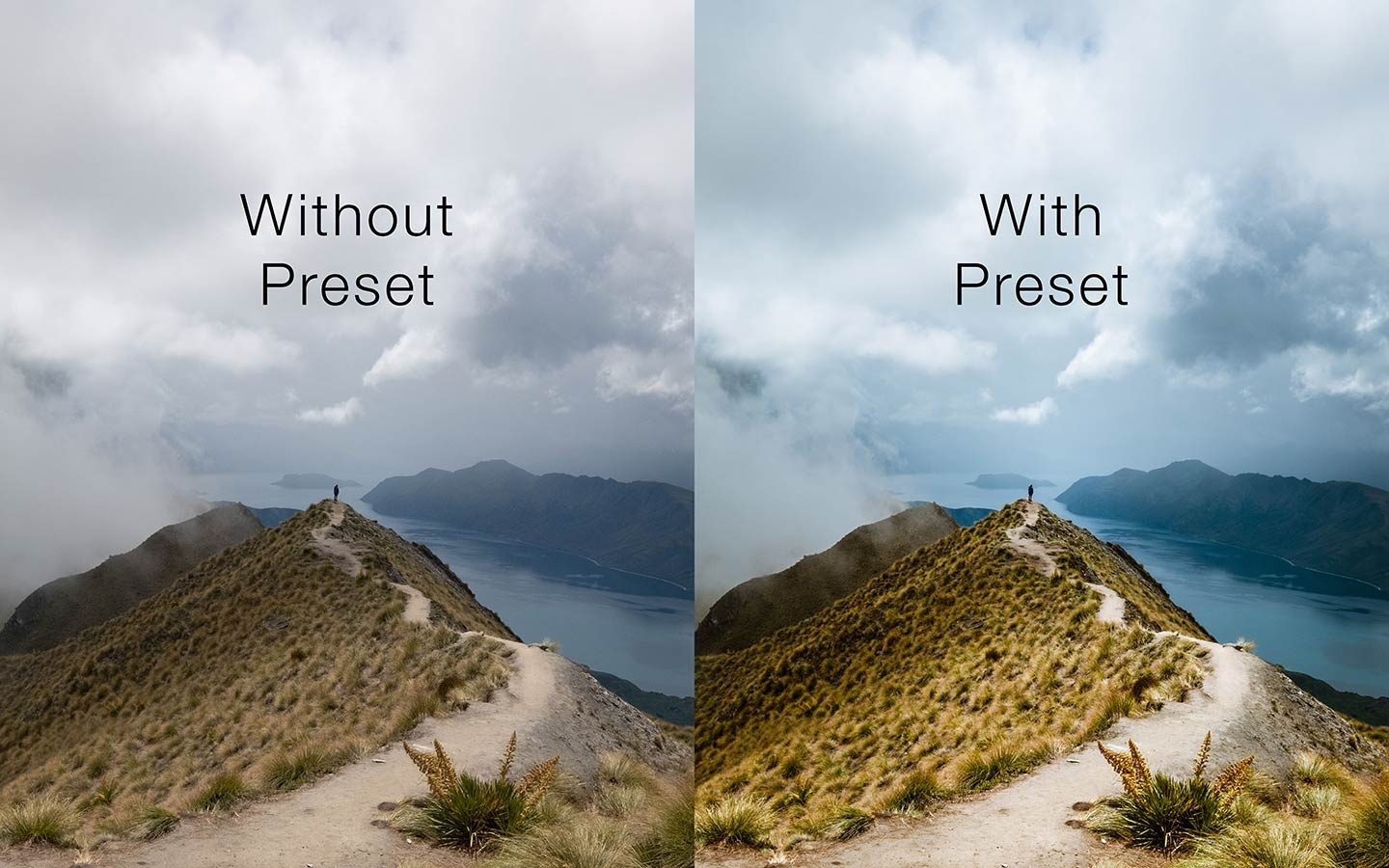 The before and after of what using a Lightroom preset looks like and what they can do for your photography. The images side by side give a perfect idea of what Lightroom mobile presets can do for your photography.